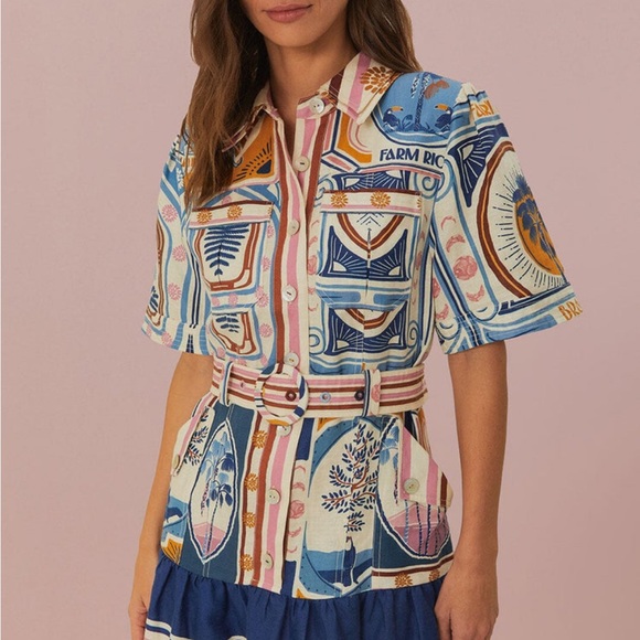 FARM Rio Multicolor Patterned Dress - Picture 2 of 5